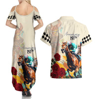 Kentucky Horse Racing 151st Anniversary Couples Matching Summer Maxi Dress and Hawaiian Shirt LT03
