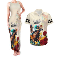 Kentucky Horse Racing 151st Anniversary Couples Matching Tank Maxi Dress and Hawaiian Shirt LT03