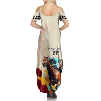 Kentucky Horse Racing 151st Anniversary Family Matching Summer Maxi Dress and Hawaiian Shirt LT03
