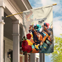 Kentucky Horse Racing 151st Anniversary Garden Flag LT03