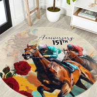 Kentucky Horse Racing 151st Anniversary Round Carpet LT03