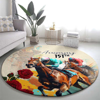 Kentucky Horse Racing 151st Anniversary Round Carpet LT03