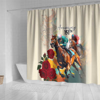 Kentucky Horse Racing 151st Anniversary Shower Curtain LT03