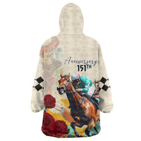 Kentucky Horse Racing 151st Anniversary Wearable Blanket Hoodie LT03