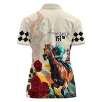 Kentucky Horse Racing 151st Anniversary Women Polo Shirt LT03