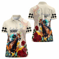 Kentucky Horse Racing 151st Anniversary Women Polo Shirt LT03