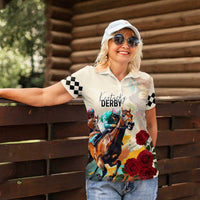 Kentucky Horse Racing 151st Anniversary Women Polo Shirt LT03