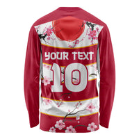 Custom Japan Rugby Long Sleeve Shirt Sakura Blossom Go Champion 2024 - Wonder Print Shop