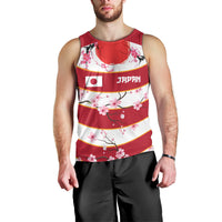 Custom Japan Rugby Men Tank Top Sakura Blossom Go Champion 2024 - Wonder Print Shop