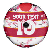 Custom Japan Rugby Spare Tire Cover Sakura Blossom Go Champion 2024 - Wonder Print Shop