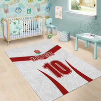 Custom England Rugby-The Red Rose Area Rug Go Champions