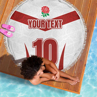Custom England Rugby-The Red Rose Beach Blanket Go Champions