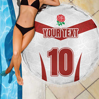 Custom England Rugby-The Red Rose Beach Blanket Go Champions