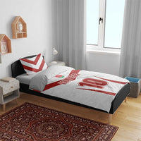 Custom England Rugby-The Red Rose Bedding Set Go Champions