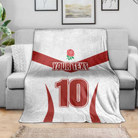 Custom England Rugby-The Red Rose Blanket Go Champions