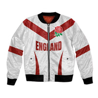 Custom England Rugby-The Red Rose Bomber Jacket Go Champions