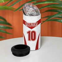 Custom England Rugby-The Red Rose 4 in 1 Can Cooler Tumbler Go Champions