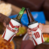 Custom England Rugby-The Red Rose 4 in 1 Can Cooler Tumbler Go Champions