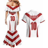 Custom England Rugby-The Red Rose Couples Matching Mermaid Dress and Hawaiian Shirt Go Champions