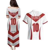 Custom England Rugby-The Red Rose Couples Matching Puletasi and Hawaiian Shirt Go Champions