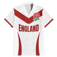 Custom England Rugby-The Red Rose Family Matching Mermaid Dress and Hawaiian Shirt Go Champions