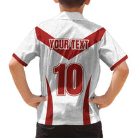 Custom England Rugby-The Red Rose Kid Hawaiian Shirt Go Champions