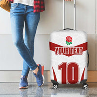 Custom England Rugby-The Red Rose Luggage Cover Go Champions