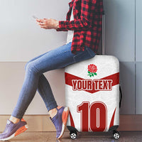 Custom England Rugby-The Red Rose Luggage Cover Go Champions