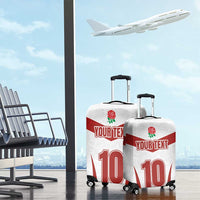 Custom England Rugby-The Red Rose Luggage Cover Go Champions