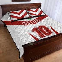 Custom England Rugby-The Red Rose Quilt Bed Set Go Champions