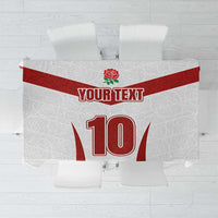 Custom England Rugby-The Red Rose Tablecloth Go Champions