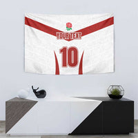 Custom England Rugby-The Red Rose Tapestry Go Champions