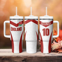 Custom England Rugby-The Red Rose Tumbler With Handle Go Champions