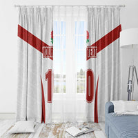 Custom England Rugby-The Red Rose Window Curtain Go Champions