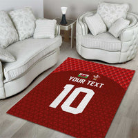 Custom Wales Rugby-The Three Feathers Area Rug Go Champions
