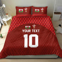 Custom Wales Rugby-The Three Feathers Bedding Set Go Champions