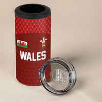 Custom Wales Rugby-The Three Feathers 4 in 1 Can Cooler Tumbler Go Champions