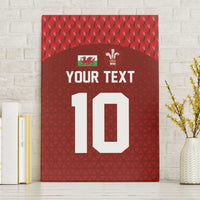 Custom Wales Rugby-The Three Feathers Canvas Wall Art Go Champions
