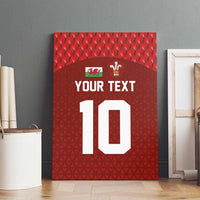 Custom Wales Rugby-The Three Feathers Canvas Wall Art Go Champions