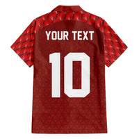 Custom Wales Rugby-The Three Feathers Family Matching Off The Shoulder Long Sleeve Dress and Hawaiian Shirt Go Champions