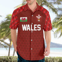 Custom Wales Rugby-The Three Feathers Hawaiian Shirt Go Champions