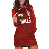 Custom Wales Rugby-The Three Feathers Hoodie Dress Go Champions