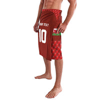 Custom Wales Rugby-The Three Feathers Lavalava Go Champions