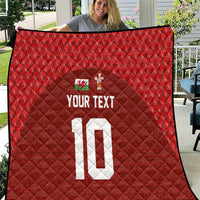 Custom Wales Rugby-The Three Feathers Quilt Go Champions