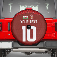 Custom Wales Rugby-The Three Feathers Spare Tire Cover Go Champions