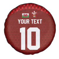 Custom Wales Rugby-The Three Feathers Spare Tire Cover Go Champions
