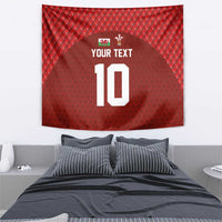 Custom Wales Rugby-The Three Feathers Tapestry Go Champions