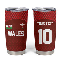 Custom Wales Rugby-The Three Feathers Tumbler Cup Go Champions
