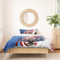 Philippines and United States Semiquincentennial Bedding Set Eagle and National Flag Style