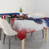 Philippines and United States Semiquincentennial Tablecloth Eagle and National Flag Style